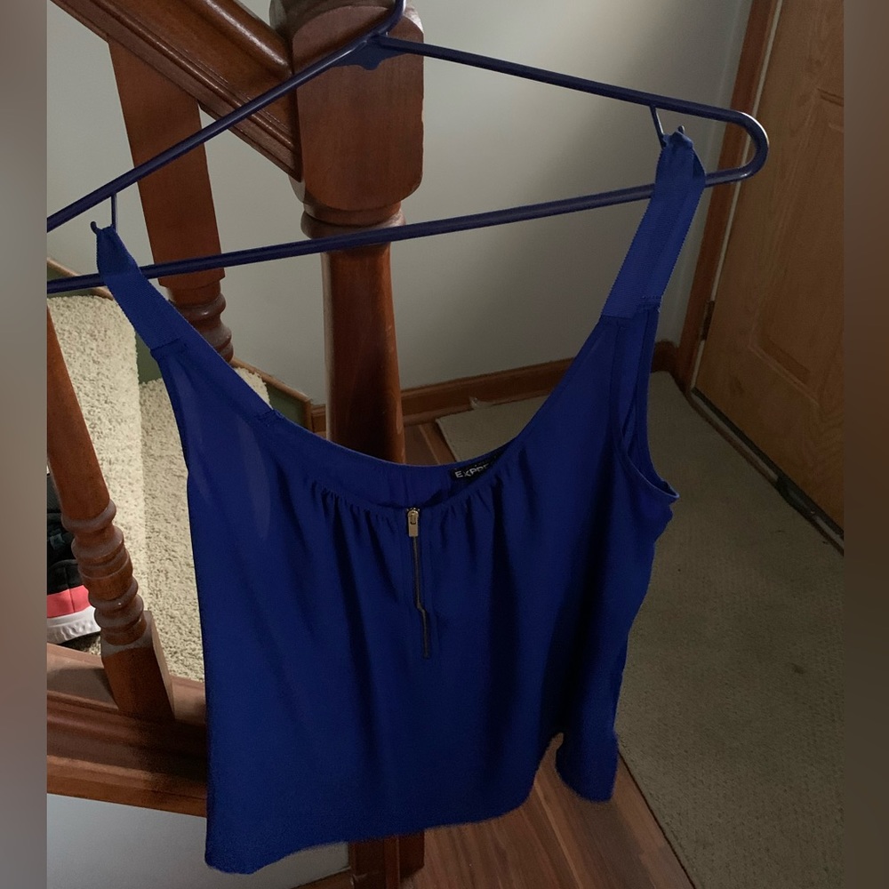 Blue tank top